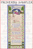 Proverbs Sampler Cross Stitch Pattern