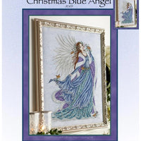 Christmas Blue Angel Cross Stitch Pattern