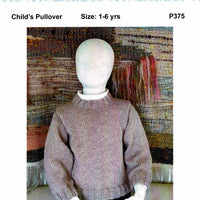 Child's Pullover, 1-6years Knitting Pattern