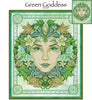 Green Goddess Cross Stitch Pattern