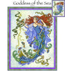 Goddess of the Sea Cross Stitch Pattern
