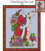 Checking His List Cross Stitch Pattern