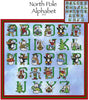 North Pole Alphabet Cross Stitch Pattern
