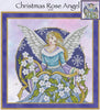 Christmas Rose Angel Cross Stitch Pattern