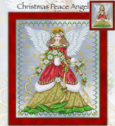 Christmas Peace Angel Cross Stitch Pattern