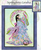 Springtime Geisha Cross Stitch Pattern