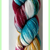 Hand Painted Socks 4ply Superfine Merino 100gram Hank