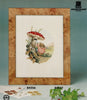 Mouse & Mushroom Cross Stitch Pattern