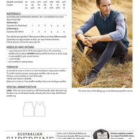 Men's Vest Knitting Pattern