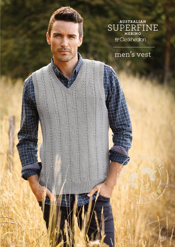 Men's Vest Knitting Pattern