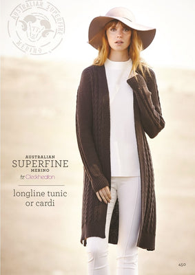 Longline Tunic or Cardi Knitting Pattern