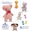 Pig Rabbit Duck Cat & Dog Happy Chenille Amigurimi Pattern Book