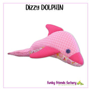 Dizzy Dolphin Soft Toy Sewing Pattern