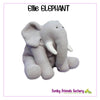 Ellie Elephant Soft Toy Sewing Pattern