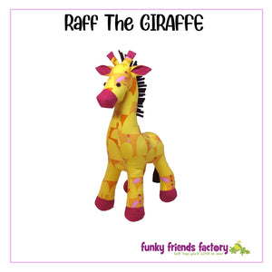 Raff the Giraffe Soft Toy Sewing Pattern