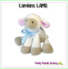 Lamkins Lamb Soft Toy Sewing Pattern