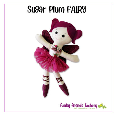 Sugar Plum Fairy Soft Toy Sewing Pattern