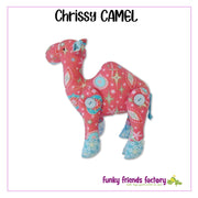 Chrissy Camel Soft Toy Sewing Pattern