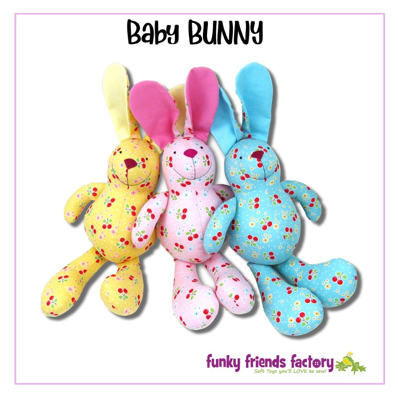 Baby Bunny Soft Toy Sewing Pattern