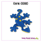 Gertie Gecko Soft Toy Sewing Pattern