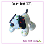 Puppy Dog Pete Soft Toy Sewing Pattern