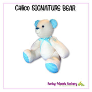 Calico Signature Bear Soft Toy Sewing Pattern