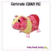 Gertrude Guinea Pig Soft Toy Sewing Pattern