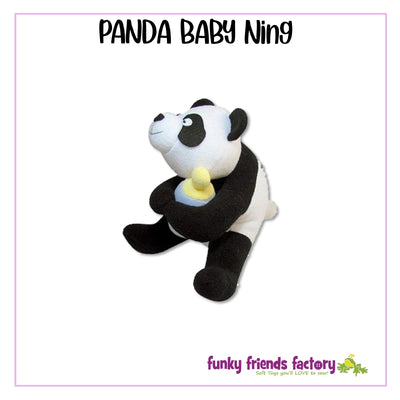 Panda Baby Soft Toy Sewing Pattern