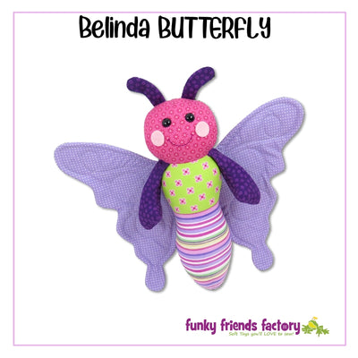Belinda Butterfly Soft Toy Sewing Pattern