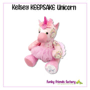 Kelsey Keepsake Unicorn Soft Toy Sewing Pattern