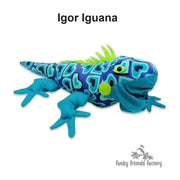 Igor Iguana Soft Toy Sewing Pattern