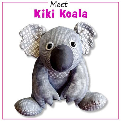 Kiki Koala Soft Toy Sewing Pattern