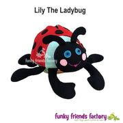 Lily the Ladybug Soft Toy Sewing Pattern