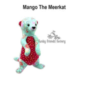 Mango the Meerkat Soft Toy Sewing Pattern