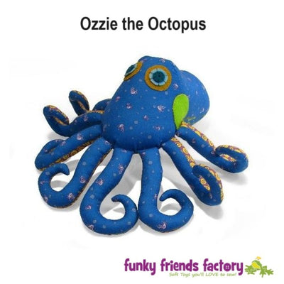 Ozzie Octopus Toy Sewing Pattern