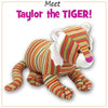 Taylor the Tiger Toy Sewing Pattern