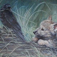 First Play Date Raven & Wolf Cross Stitch Pattern