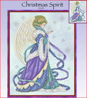 Christmas Spirit Cross Stitch Pattern