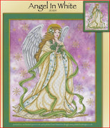 Angel in White Cross Stitch Pattern