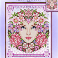 Rose Goddess Cross Stitch Pattern