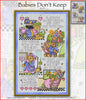 Babies Don't Keep Cross Stitch Pattern