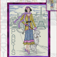 Belle Paris Cross Stitch Pattern