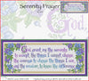 Serenity Prayer Cross Stitch - KIT