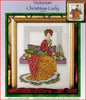 Victorian Christmas Lady Cross Stitch Pattern