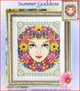 Summer Goddess Cross Stitch Pattern
