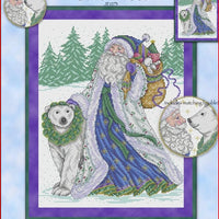 Father Frost Cross Stitch Pattern