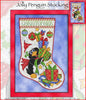 Jolly Penguin Stocking Cross Stitch Pattern