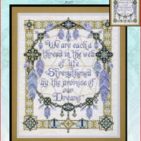 The Web of Life Cross Stitch Pattern