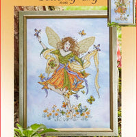 Butterfly Fairy Cross Stitch Pattern