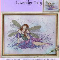 Lavender Fairy Cross Stitch Pattern